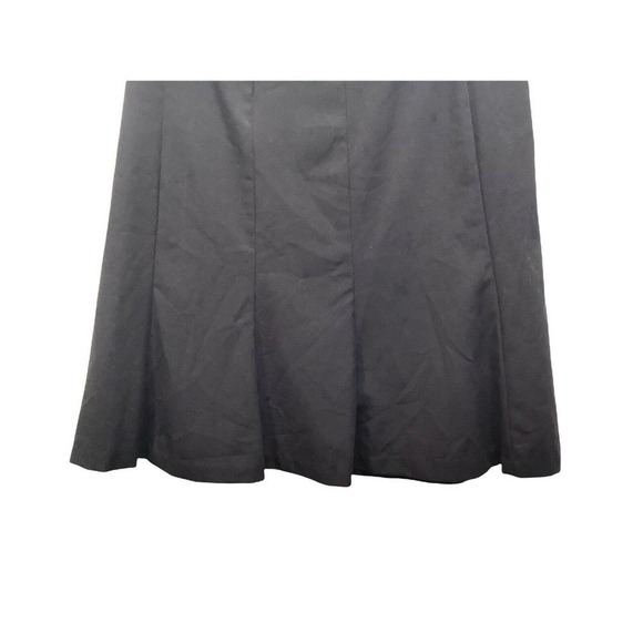 Joe Benbasset Size 5 Black Flare Panel Skirt Stretch Knee Length Women's Vintage - Picture 5 of 9